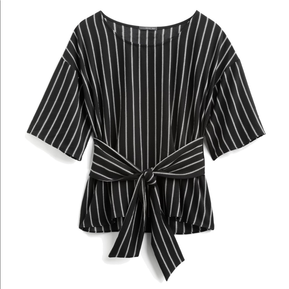 West Kei Front Tie Blouse - M